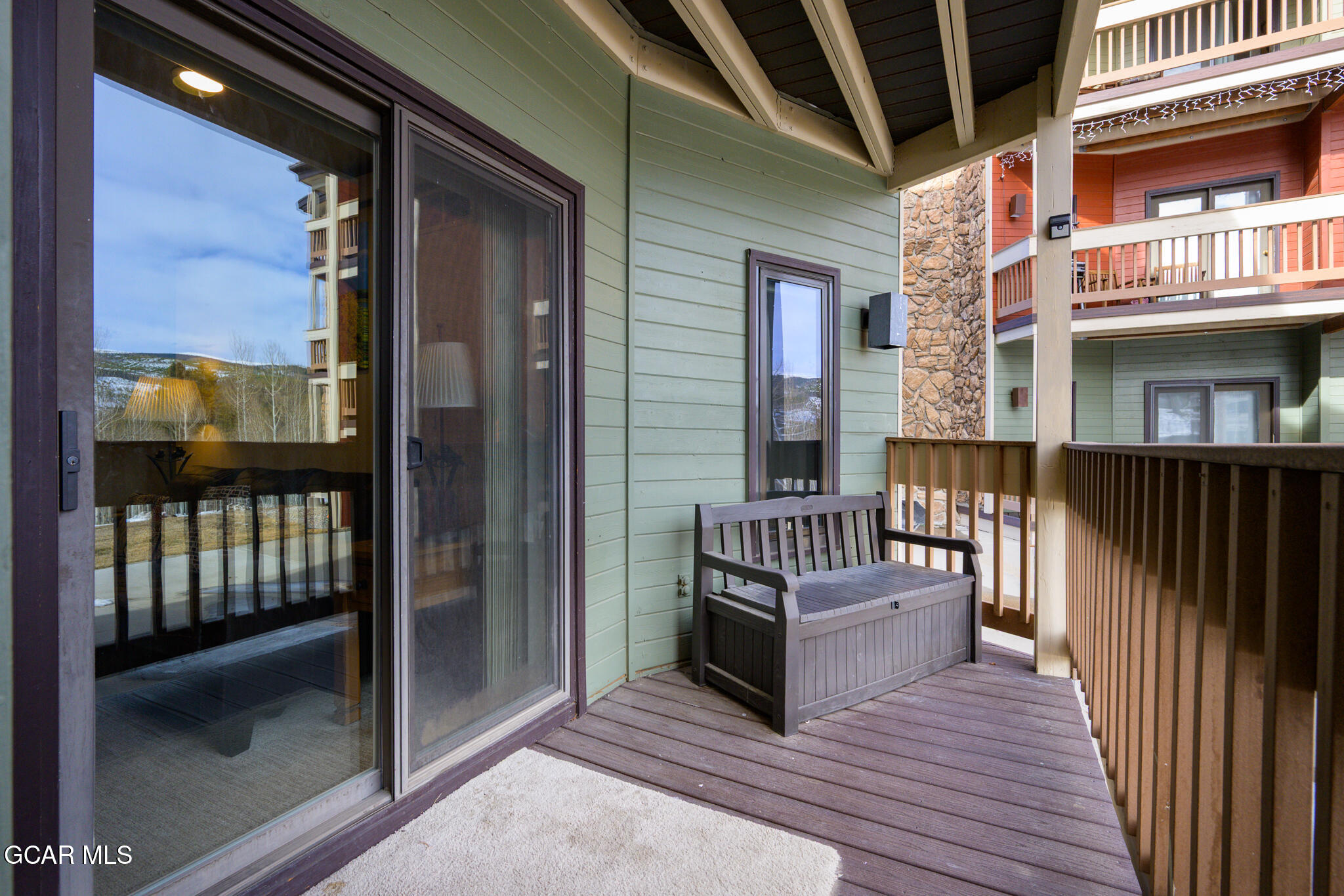 490 Kings Crossing Road, Unit 611 Winter Park, CO 80482 - Photo 35 of 39 a view of a balcony with furniture
