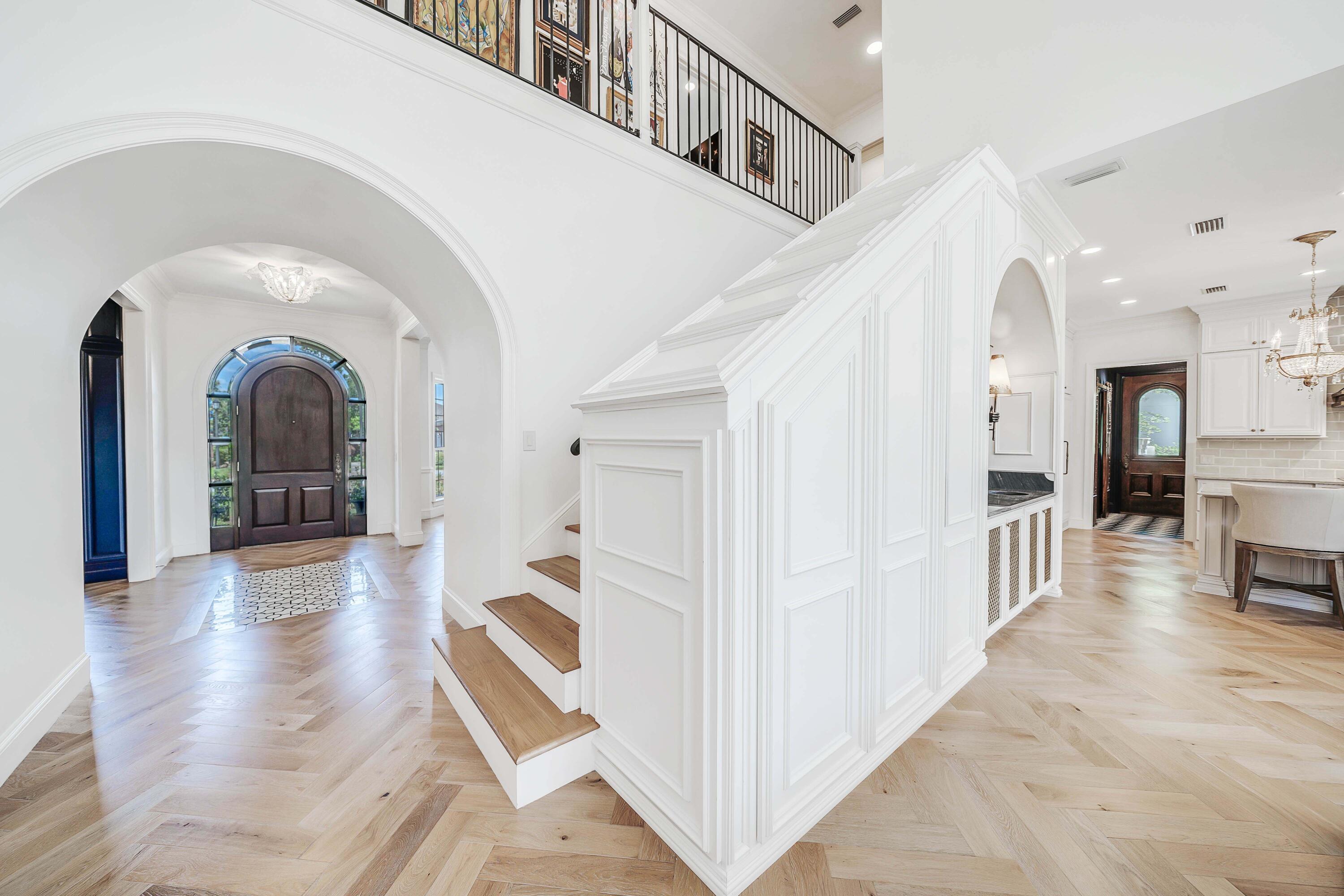 3417 Dragon's Ridge Road Panama City Beach, FL 32408 - Photo 12 of 69 a view of a hallway view with staircase