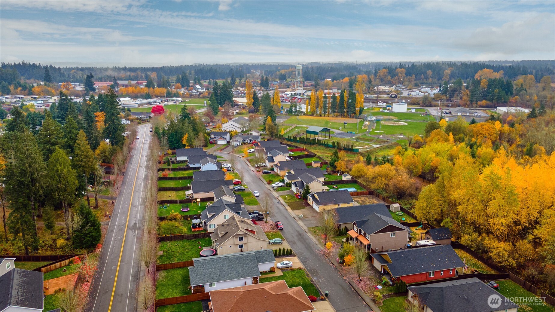 241 Parkside Loop Napavine, WA 98532 - Photo 32 of 34 an aerial view of multiple house
