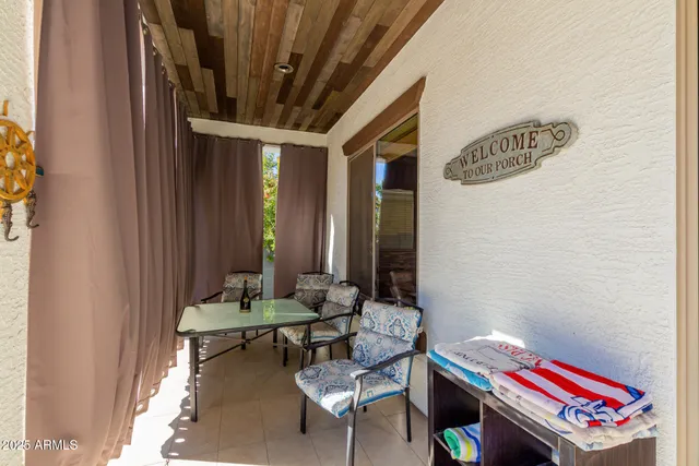 a room with musical instruments