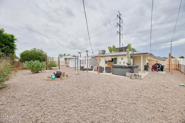 a house with trees in front of it