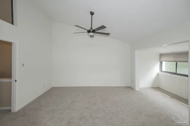 a view of a store room with shelves