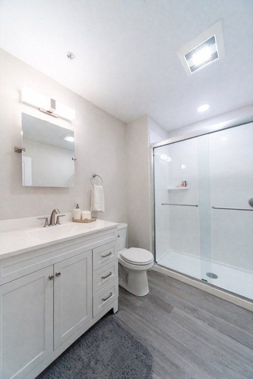 55 Sterling Street, Unit 305 Clinton, MA 01510 - Photo 11 of 31 a bathroom with a toilet a sink and mirror