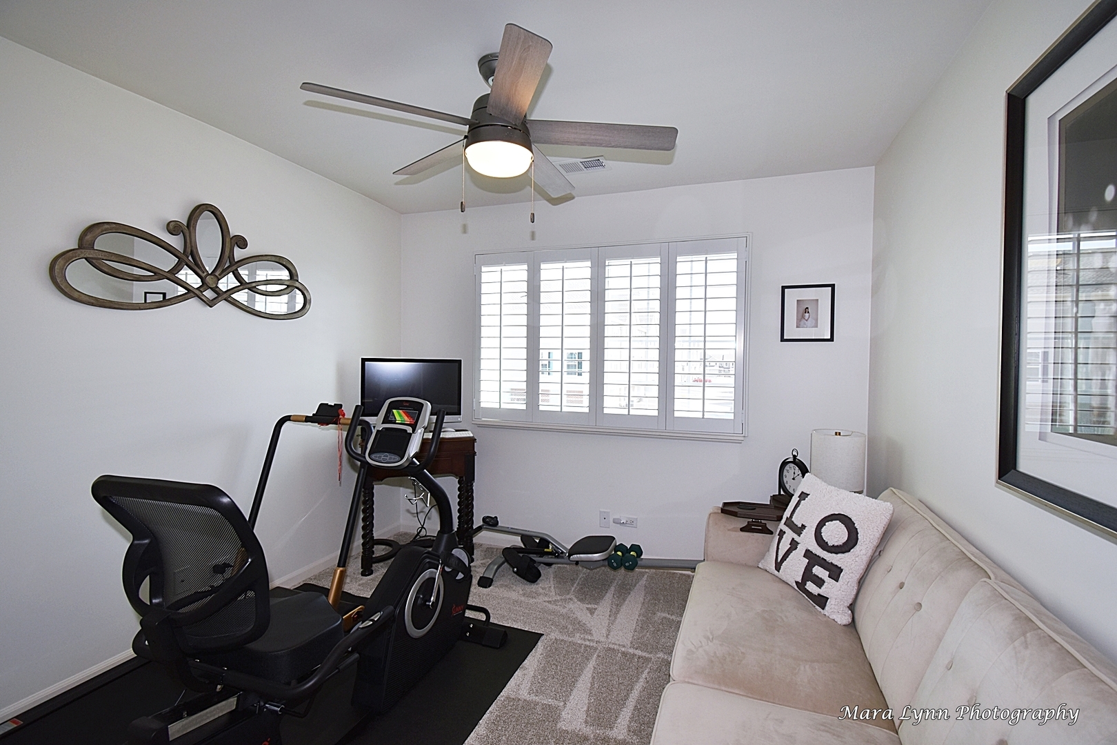 2085 Stuttle Road Batavia, IL 60510 - Photo 18 of 25 a view of a workspace with furniture and a window