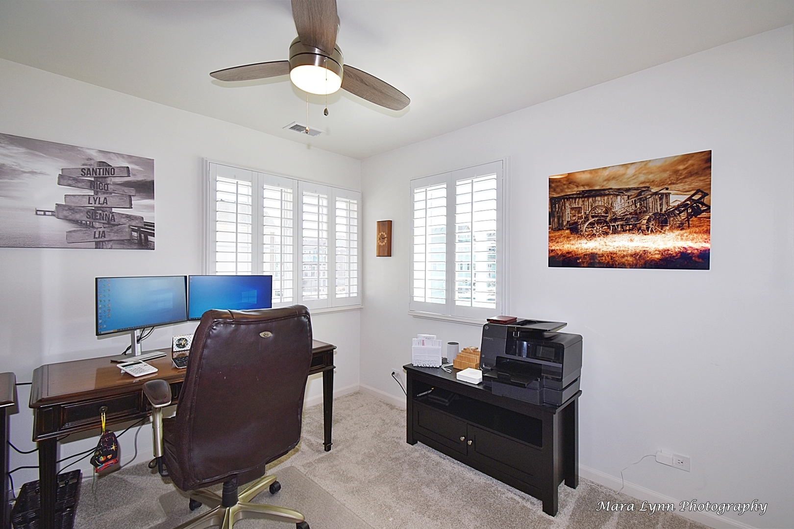 2085 Stuttle Road Batavia, IL 60510 - Photo 19 of 25 a view of a workspace with furniture and a window