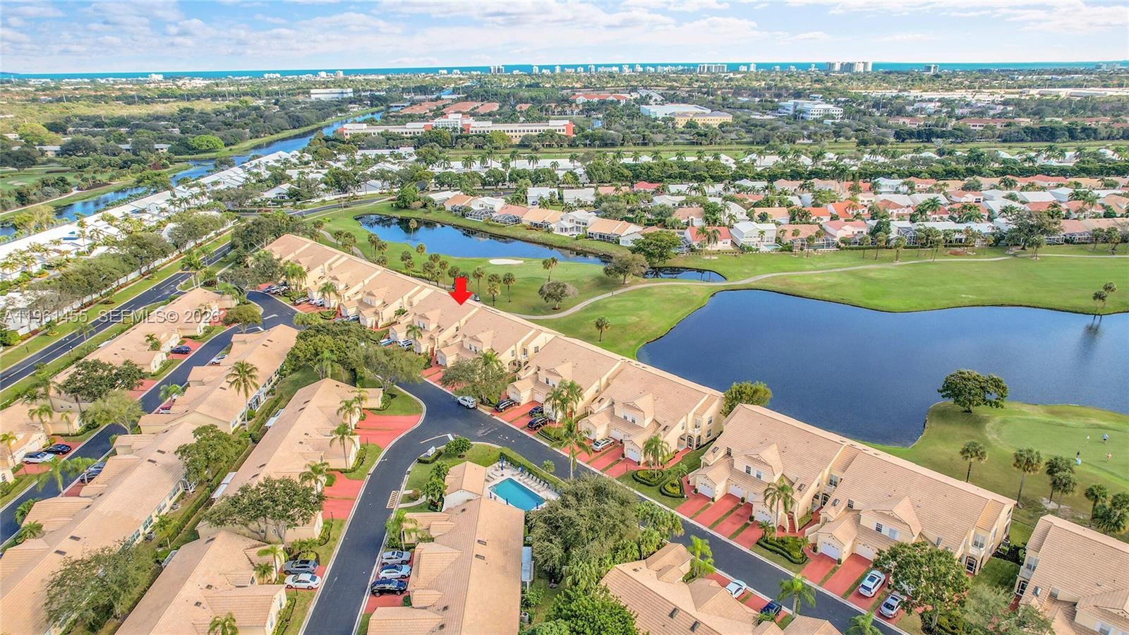 17317 Boca Club Boulevard, Unit 7 Boca Raton, FL 33487 - Photo 48 of 48 an aerial view of a city
