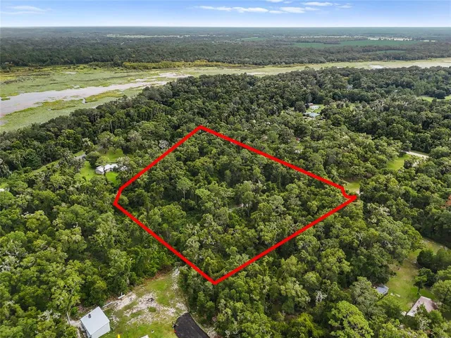 a view of a lush green field
