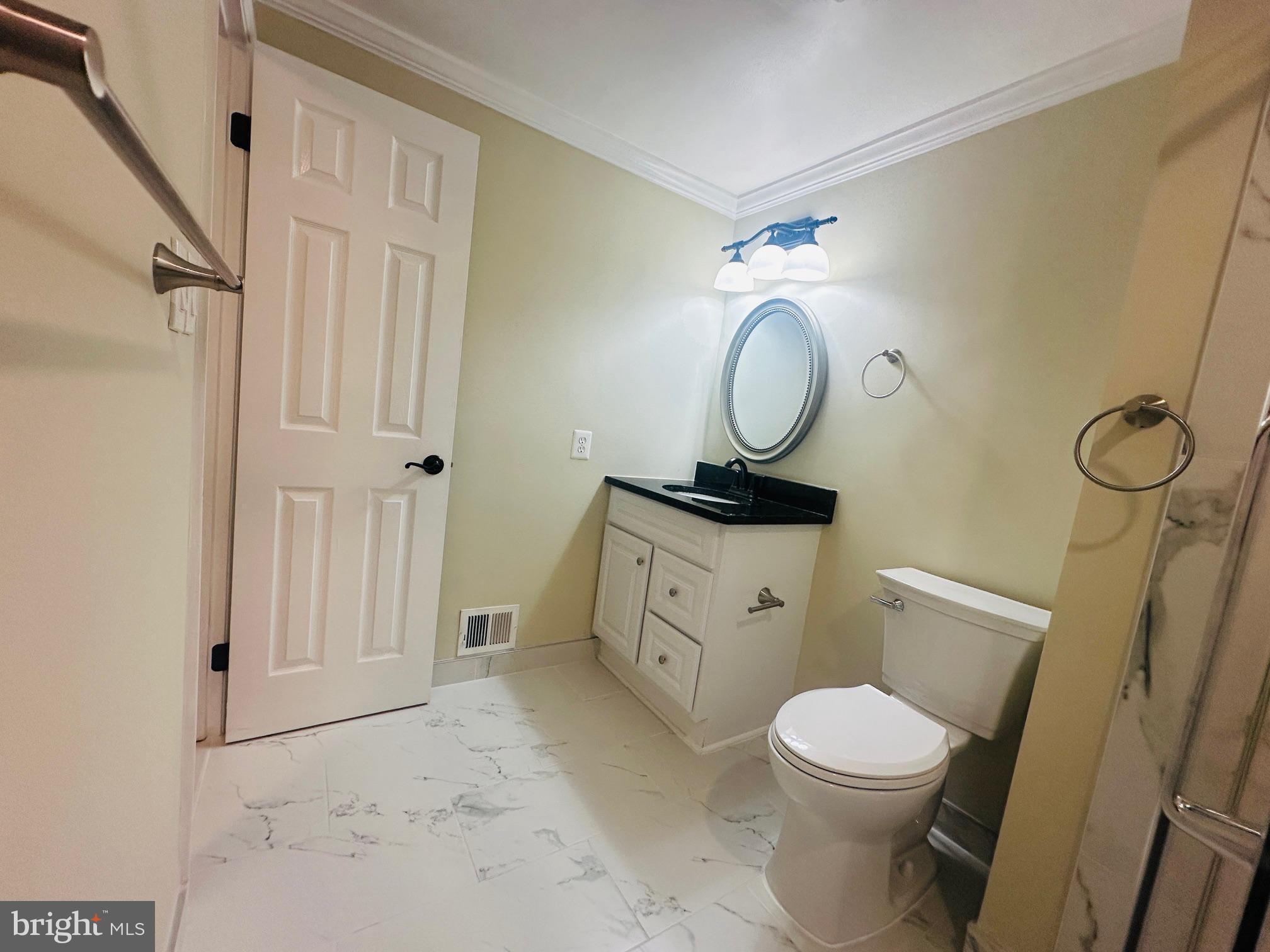 102 Hayloft Circle Sterling, VA 20164 - Photo 33 of 39 a bathroom with a toilet a sink and a mirror