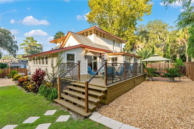 a front view of a house with entryway