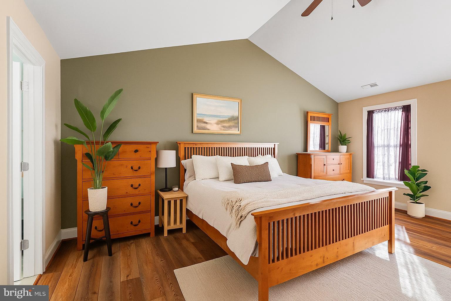 2182 Towles Road Midland, VA 22728 - Photo 26 of 50 a bedroom with a bed and wooden floor