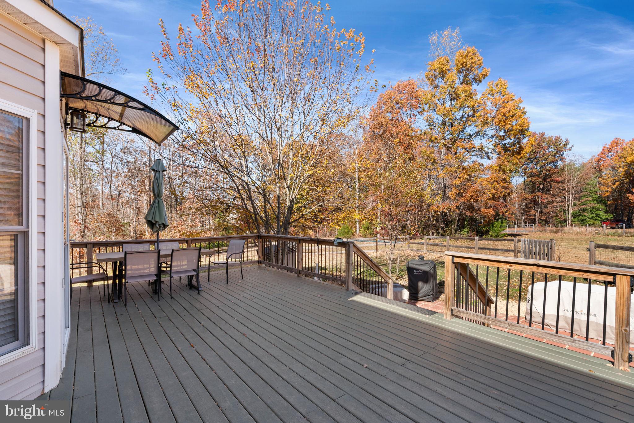 2182 Towles Road Midland, VA 22728 - Photo 47 of 50 a view of a chairs and table on the wooden deck