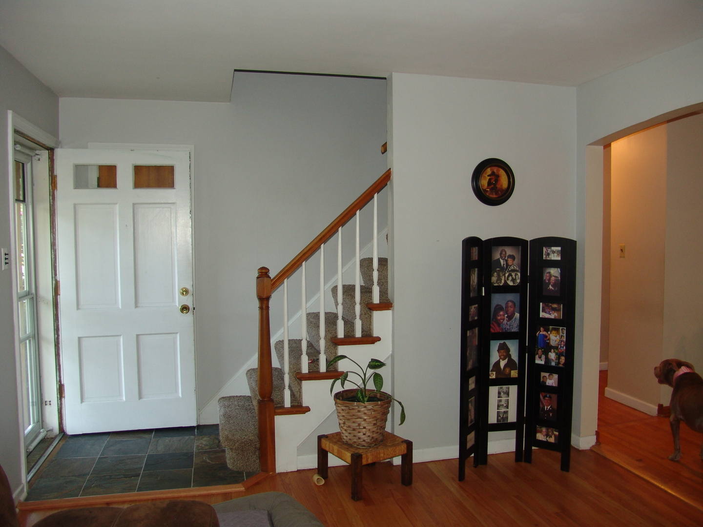 2121 Downey Road Homewood, IL 60430 - Photo 14 of 35 a view of entryway with wooden floor and stairs