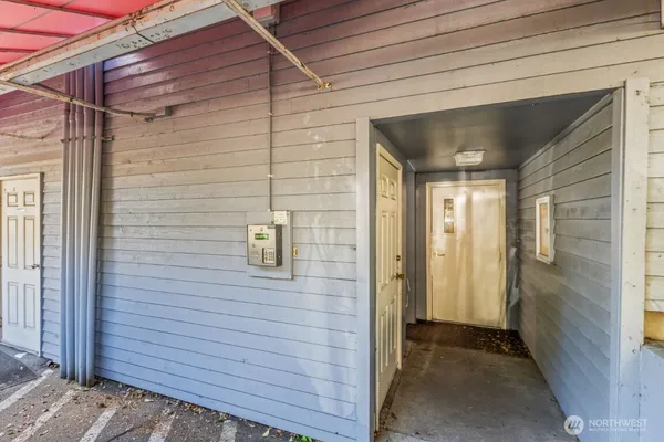 a view of door