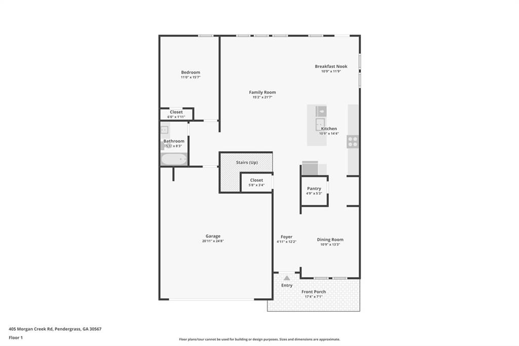 405 Morgan Crk Road Pendergrass, GA 30567 - Photo 47 of 48 a picture of a floor plan