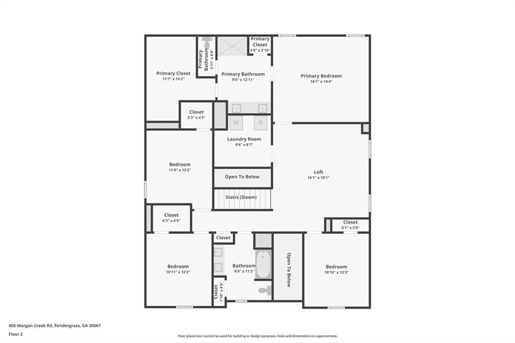 405 Morgan Crk Road Pendergrass, GA 30567 - Photo 48 of 48 a picture of a floor plan
