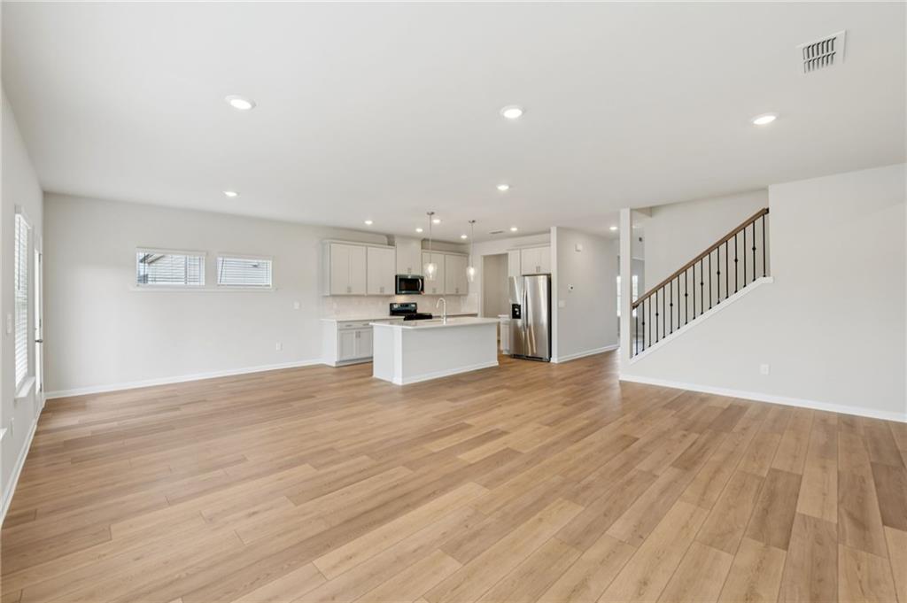 405 Morgan Crk Road Pendergrass, GA 30567 - Photo 5 of 48 a view of kitchen with wooden floor