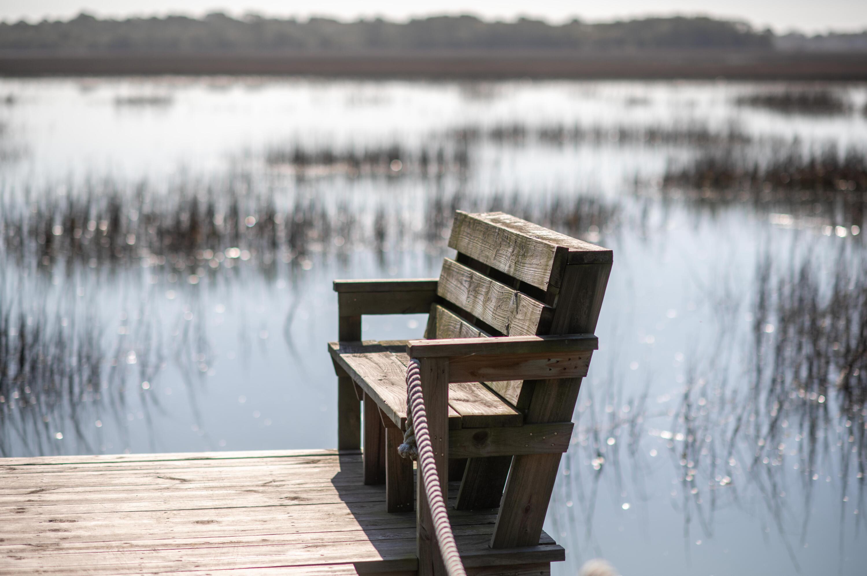 1599 Terns Nest Road Charleston, SC 29412 - Photo 11 of 64 Bench on the dock