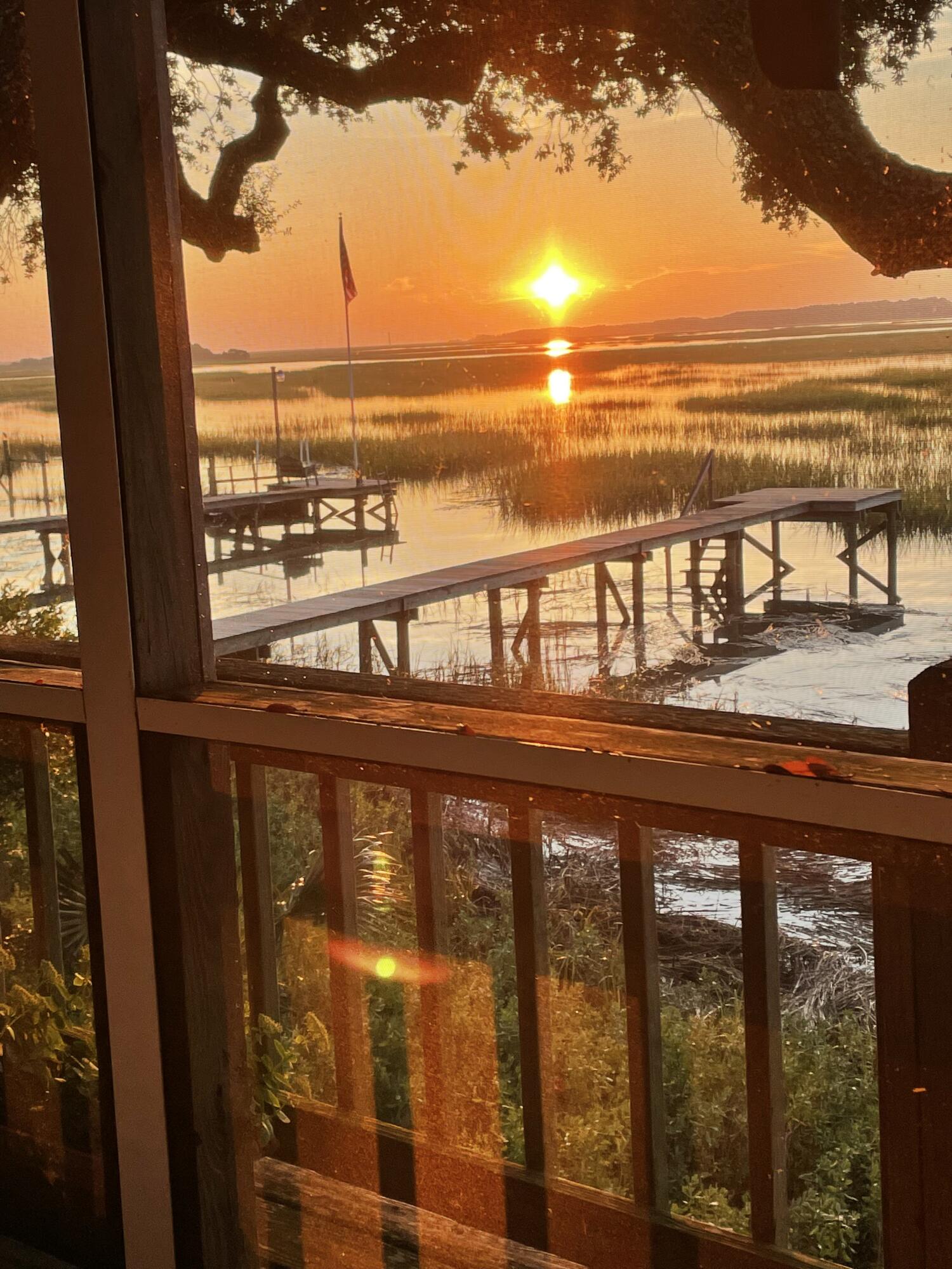 1599 Terns Nest Road Charleston, SC 29412 - Photo 23 of 64 Gorgeous sunrise from the back porch