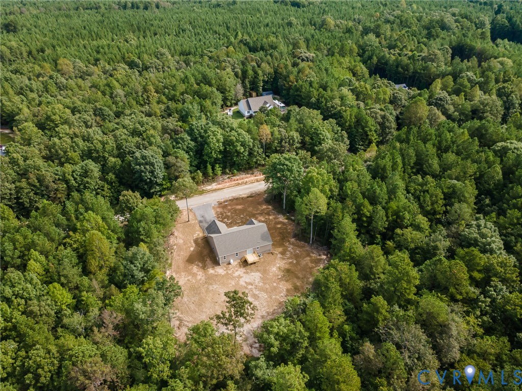 1900 Moody Fox Lane Carson, VA 23830 - Photo 34 of 38 an aerial view of a house with a yard