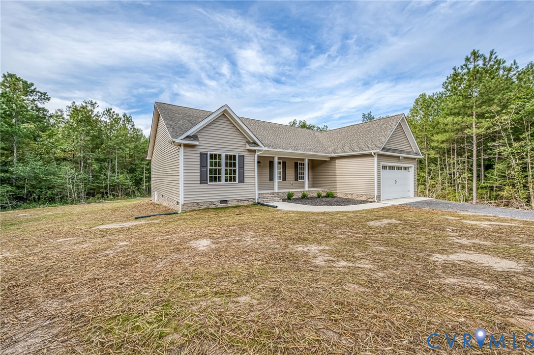 1900 Moody Fox Lane Carson, VA 23830 - Photo 4 of 38 front view of a house with a yard