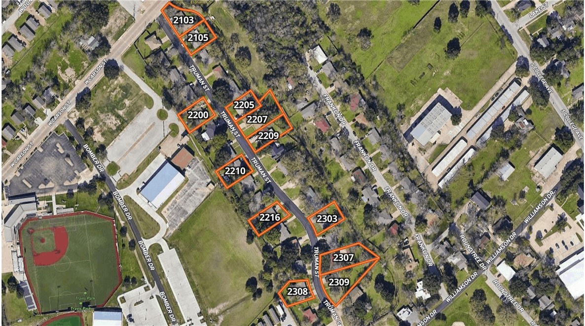 Tbd Truman Street Bryan, TX 77801 - Photo 13 of 13 an aerial view of a house