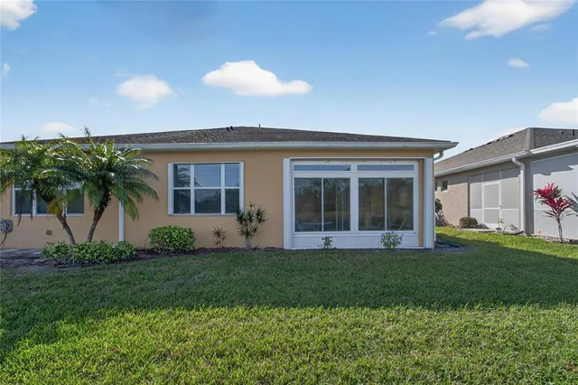 a view of a lake with a city