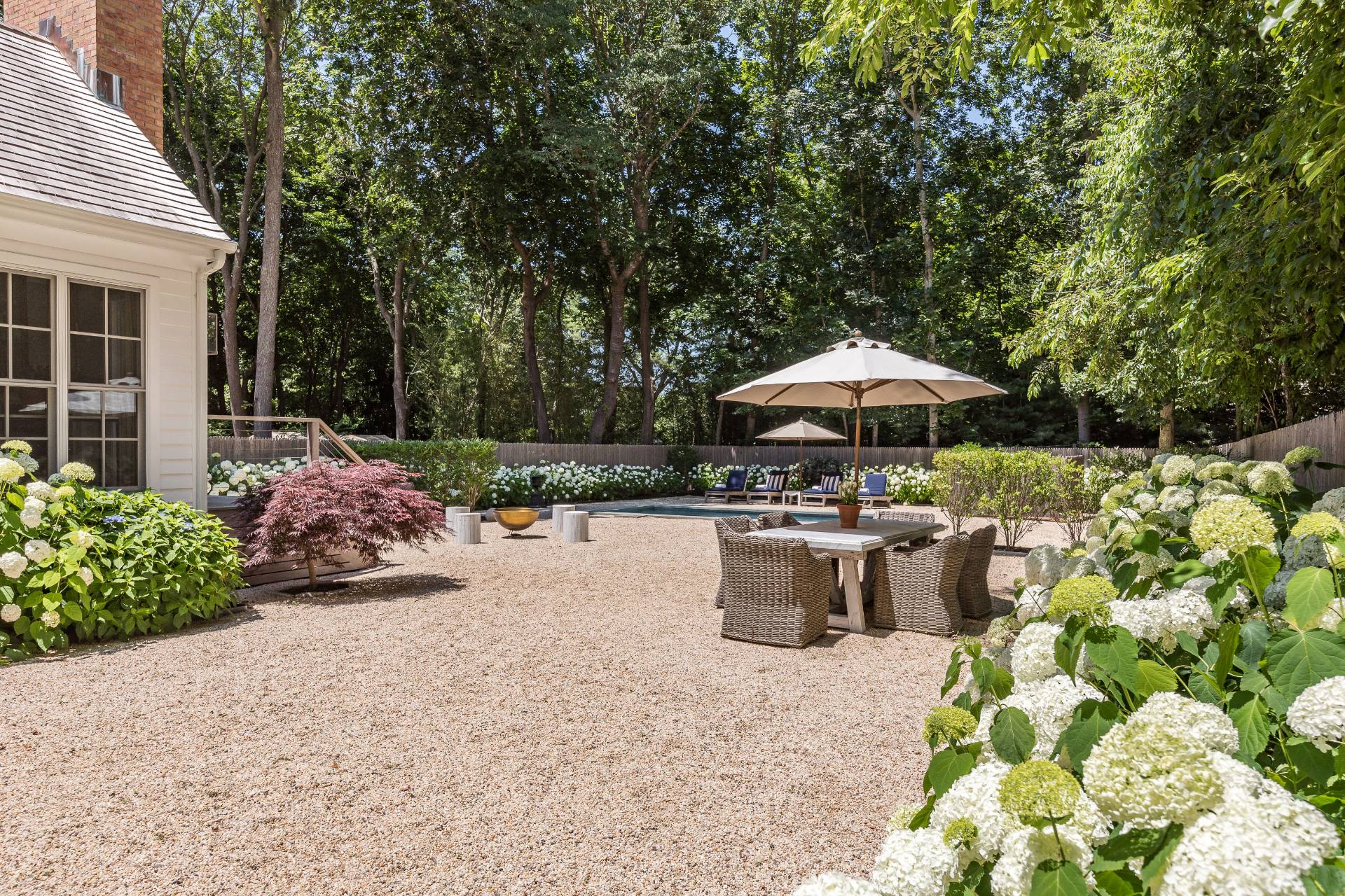 1253 Brick Kiln Road Sag Harbor, NY 11963 - Photo 15 of 31 a view of swimming pool with outdoor seating and plants