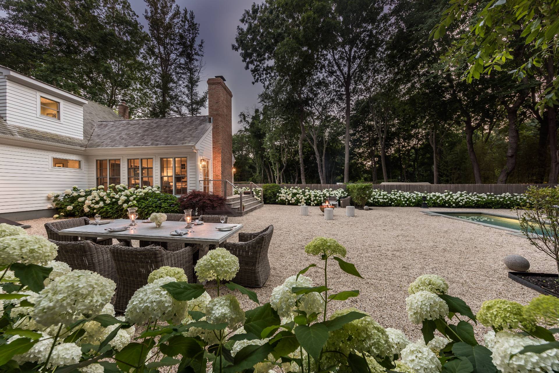 1253 Brick Kiln Road Sag Harbor, NY 11963 - Photo 5 of 31 a view of swimming pool with outdoor seating and plants