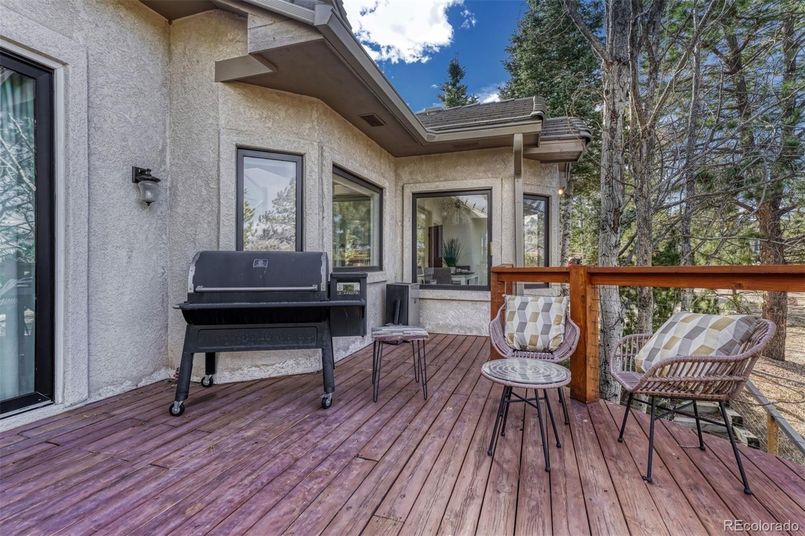 17870 New London Road Monument, CO 80132 - Photo 38 of 44 a view of a chairs and table on the wooden floor