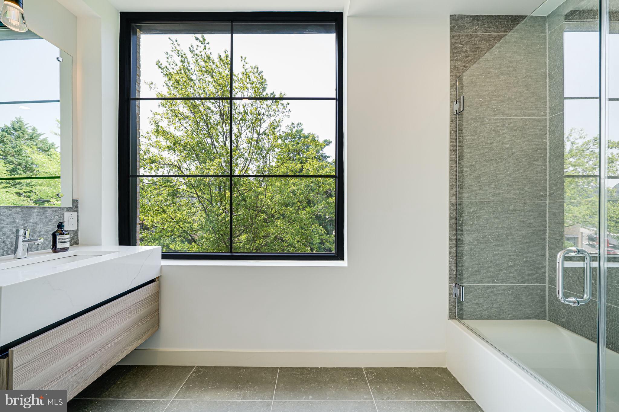 2901 Newark Street Northwest Washington, DC 20008 - Photo 14 of 52 a bathroom with a bathtub and next to a window