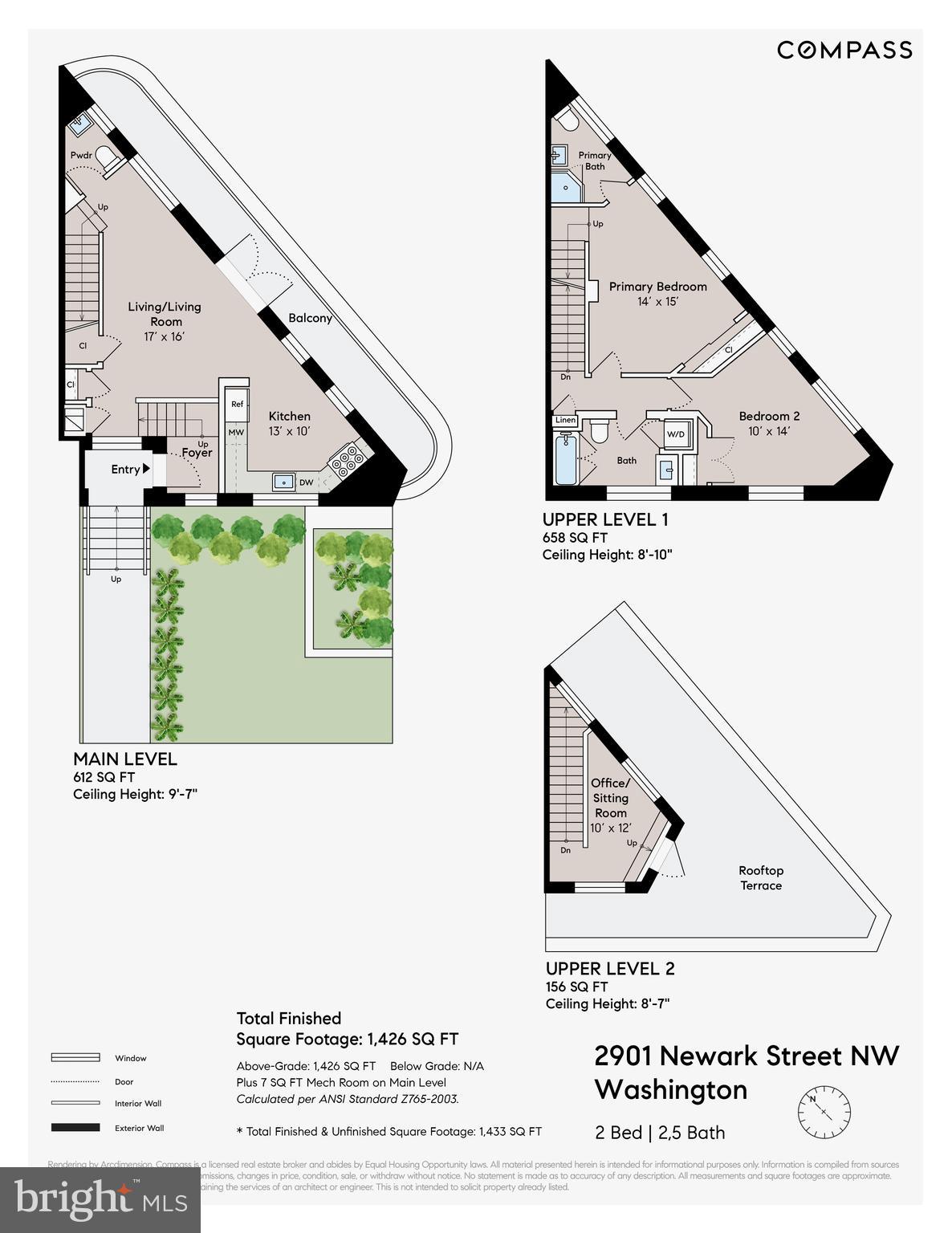 2901 Newark Street Northwest Washington, DC 20008 - Photo 26 of 52 a picture of a book and a bed