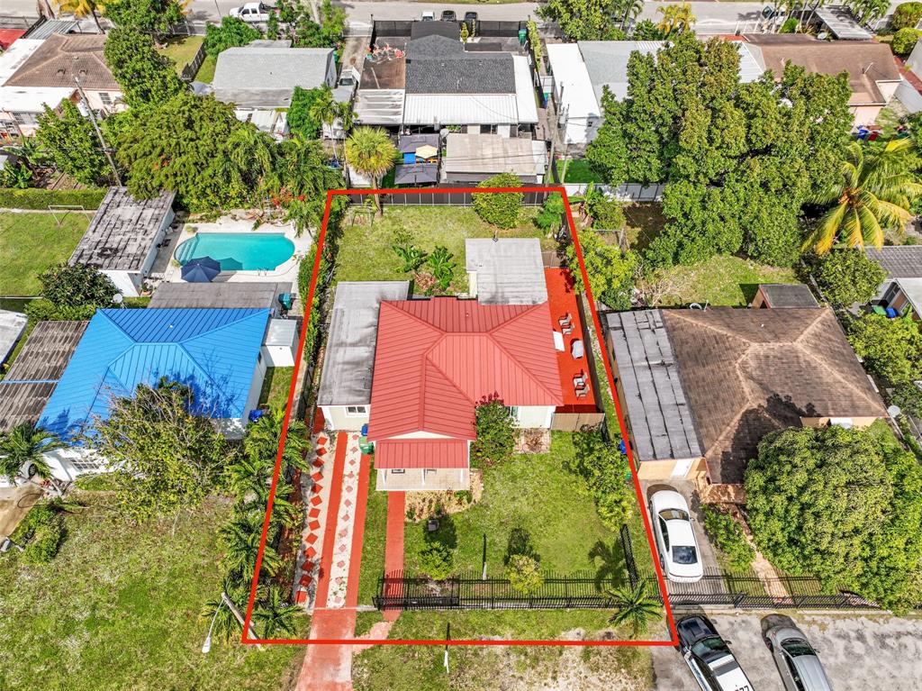 413 Northwest 100th Terrace Miami, FL 33150 - Photo 16 of 29 an aerial view of residential houses with outdoor space