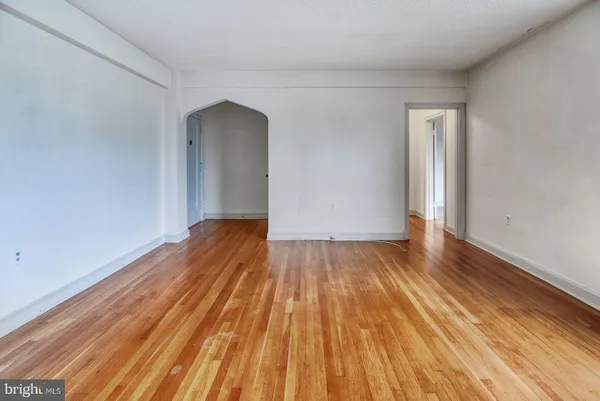 a view of wooden floor in a room