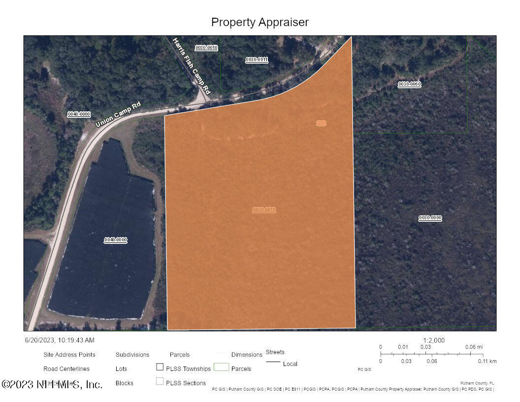 0 Union Camp Road Crescent City, FL 32112 - Photo 1 of 1 SITE MAP