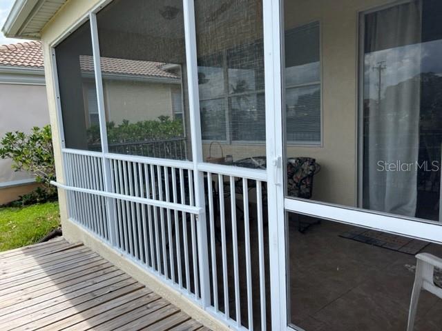 3181 Matecumbe Key Road, Unit 34 Punta Gorda, FL 33955 - Photo 24 of 54 a view of a balcony with door