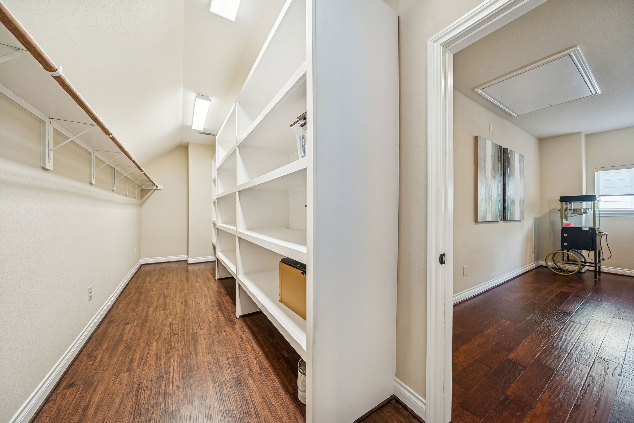 306 Kotar Court Spring, TX 77388 - Photo 30 of 50 Large 22x6 finished storage closet w/ built-in shelves.