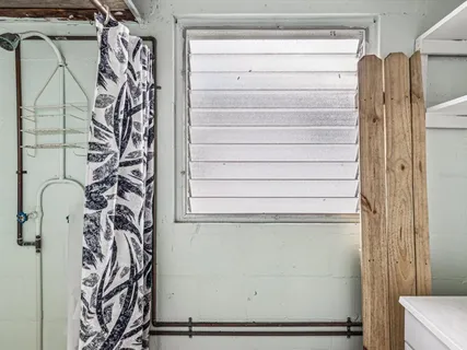 a view of a door with wooden door