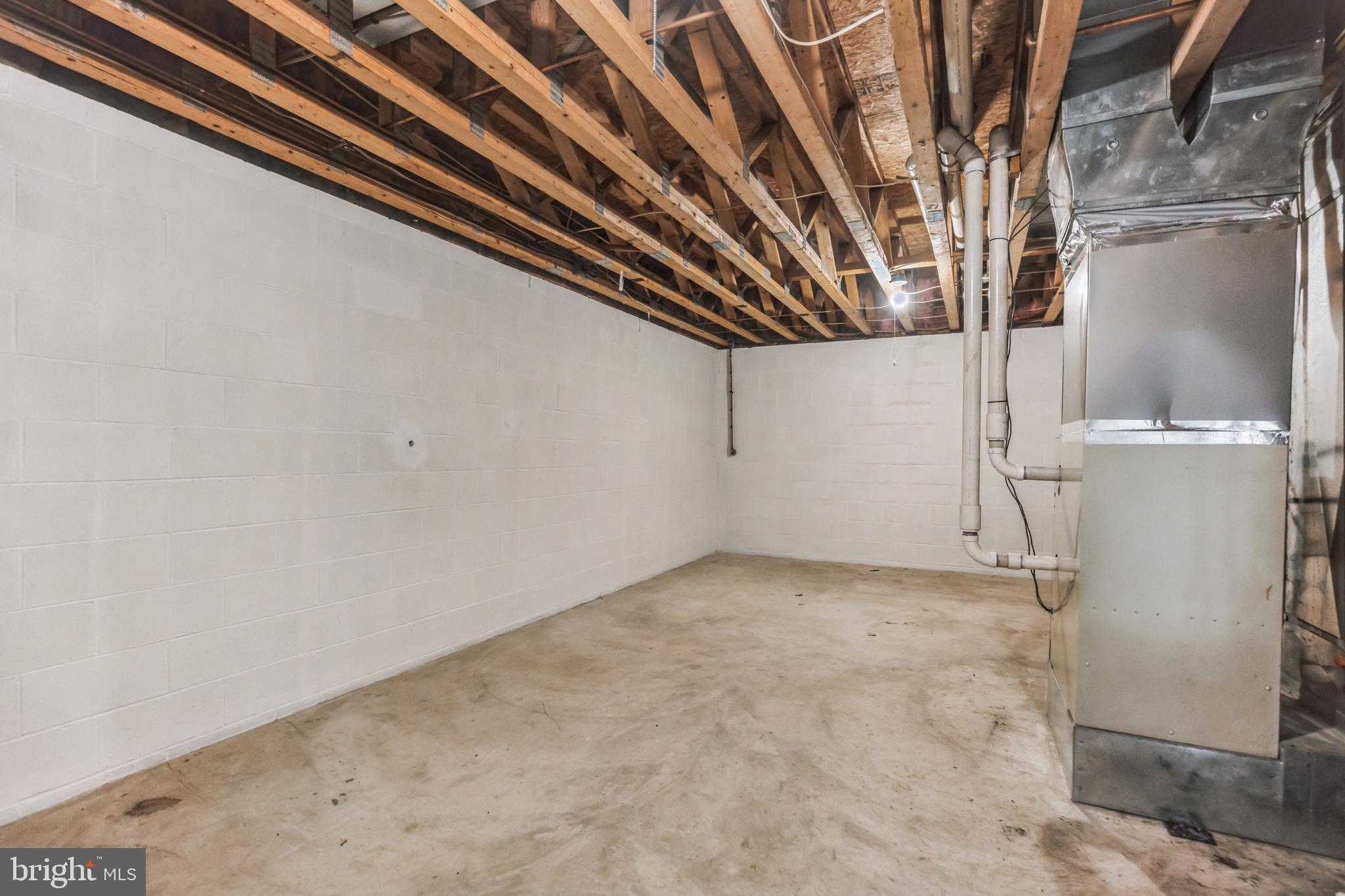 815 Barstow Road Prince Frederick, MD 20678 - Photo 44 of 54 Unfinished lower level space