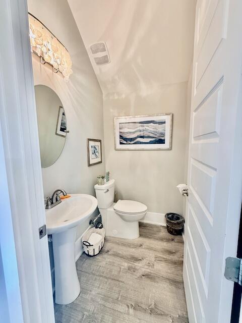 166 Cabana Trail Santa Rosa Beach, FL 32459 - Photo 8 of 23 a bathroom with a sink mirror vanity and toilet