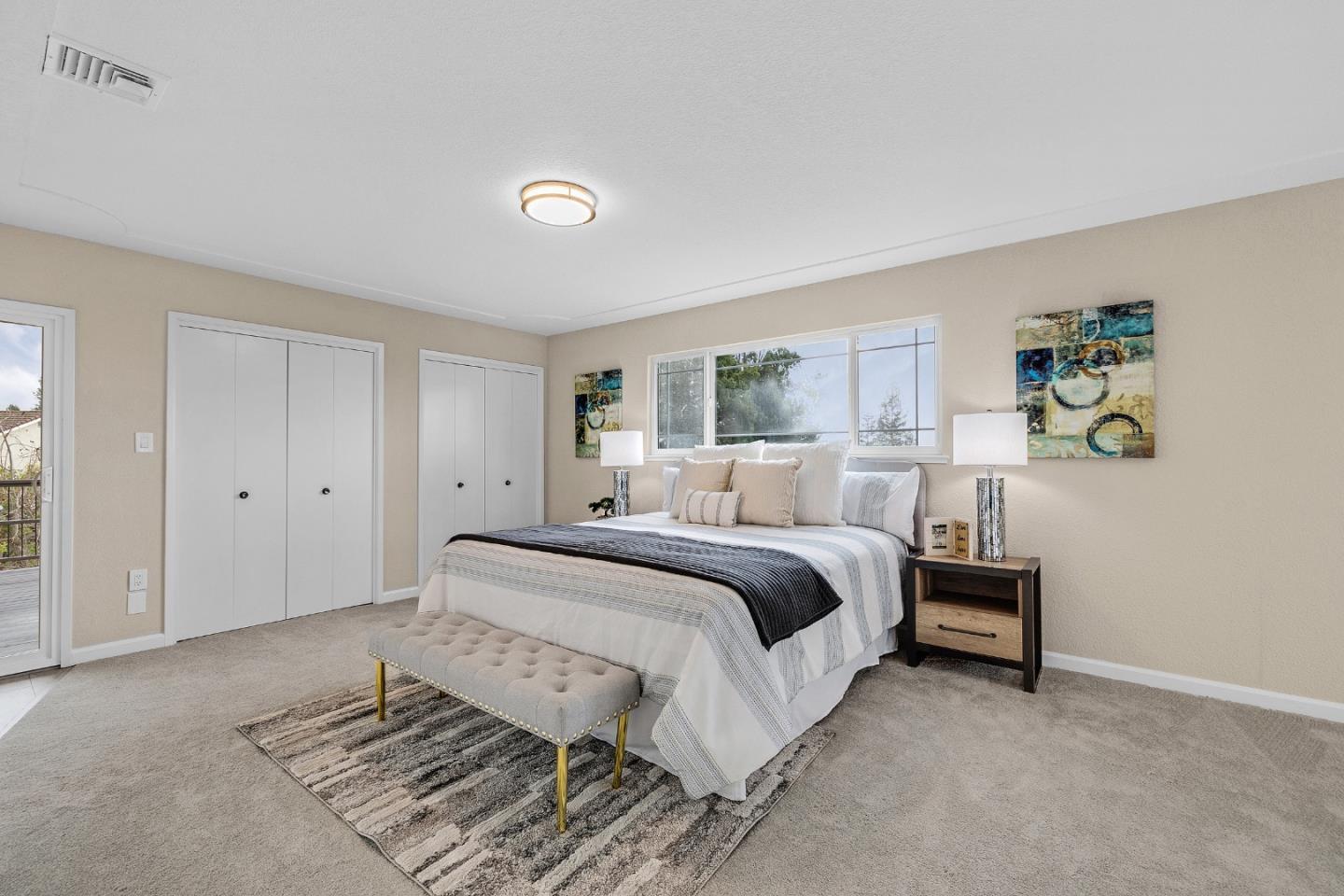 180 Mill Creek Road Fremont, CA 94539 - Photo 20 of 55 a bedroom with a bed and painting on the wall