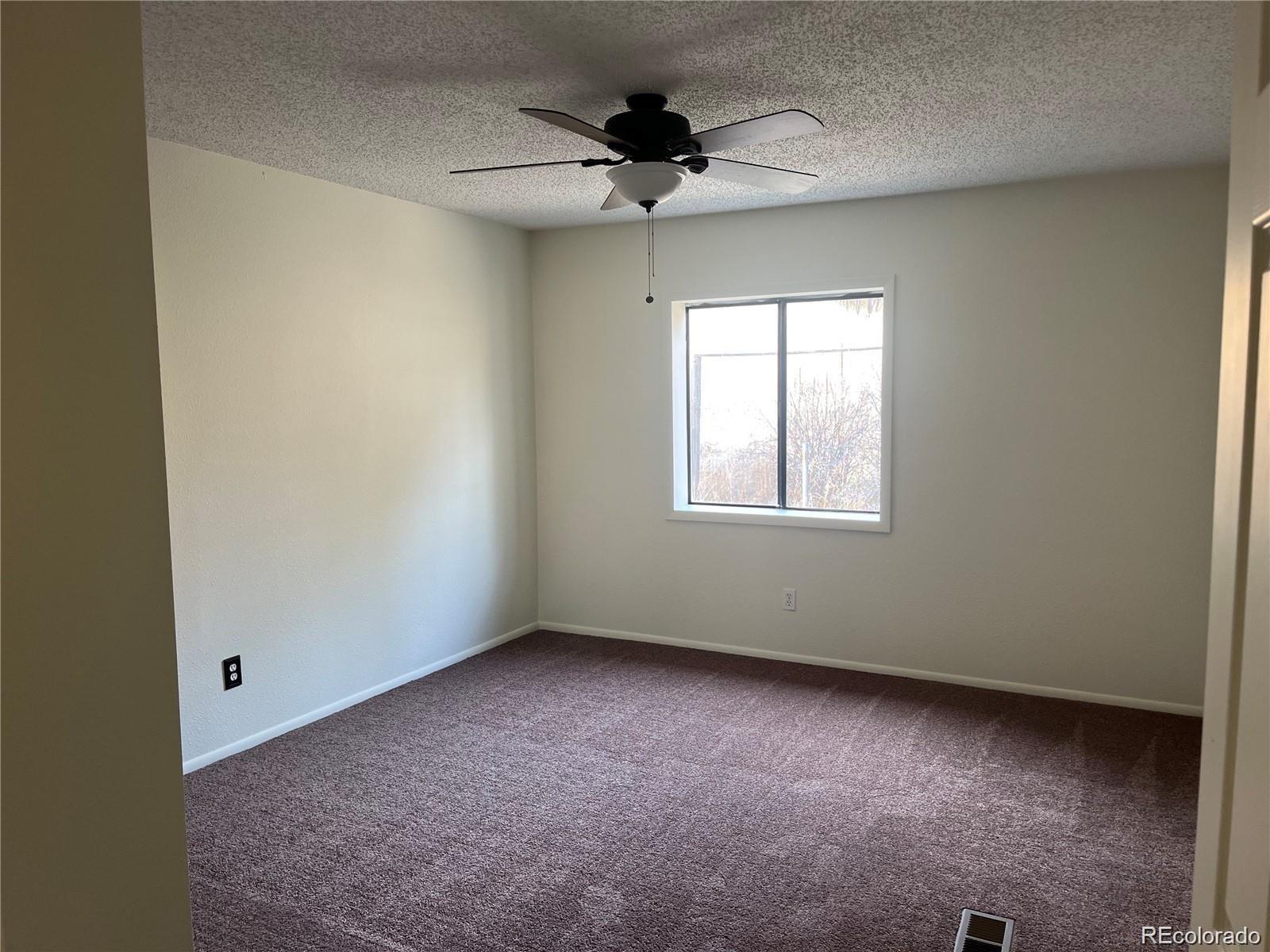 24395 Main Street Elbert, CO 80106 - Photo 10 of 26 an empty room with a ceiling fan and window