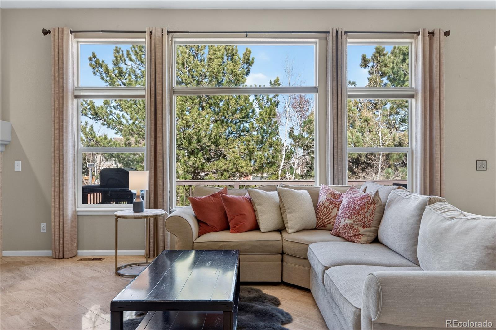 10155 Joseph Drive Highlands Ranch, CO 80124 - Photo 17 of 50 a living room with furniture and a large window