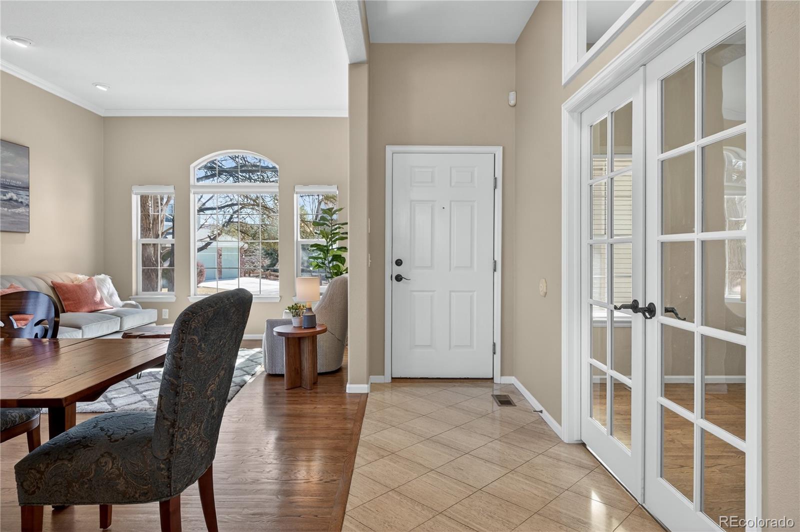 10155 Joseph Drive Highlands Ranch, CO 80124 - Photo 3 of 50 a view of a livingroom with furniture window and outside view