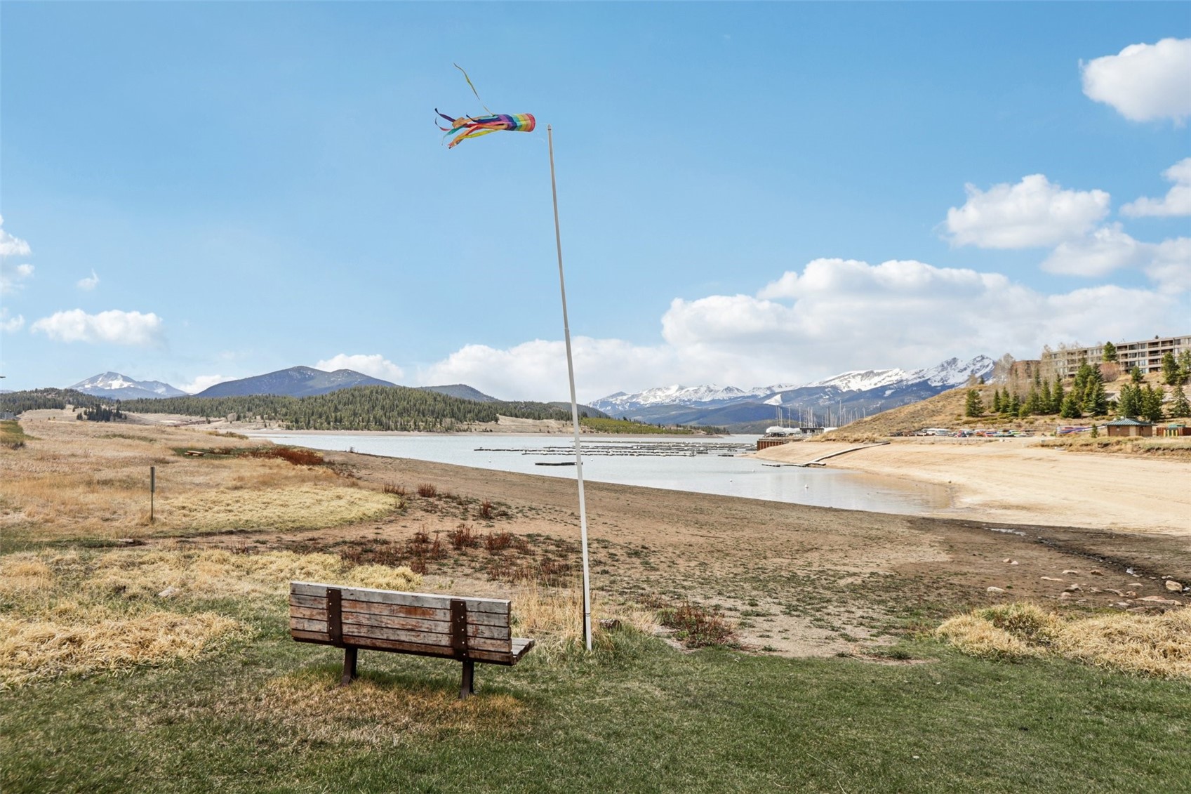 144 Gold Run Circle, Unit 17 Dillon, CO 80435 - Photo 17 of 38 a view of a lake with a mountain
