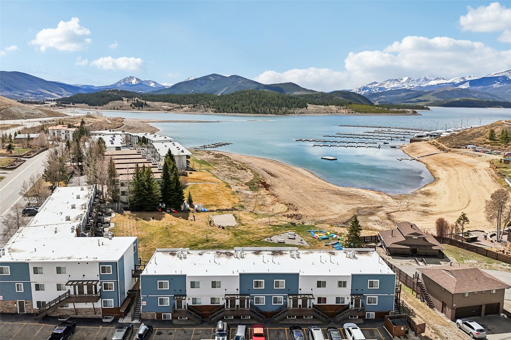 144 Gold Run Circle, Unit 17 Dillon, CO 80435 - Photo 23 of 38 a city view with lake view