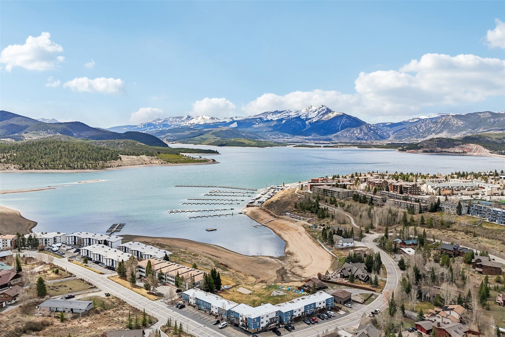 144 Gold Run Circle, Unit 17 Dillon, CO 80435 - Photo 30 of 38 a view of a city and a lake view