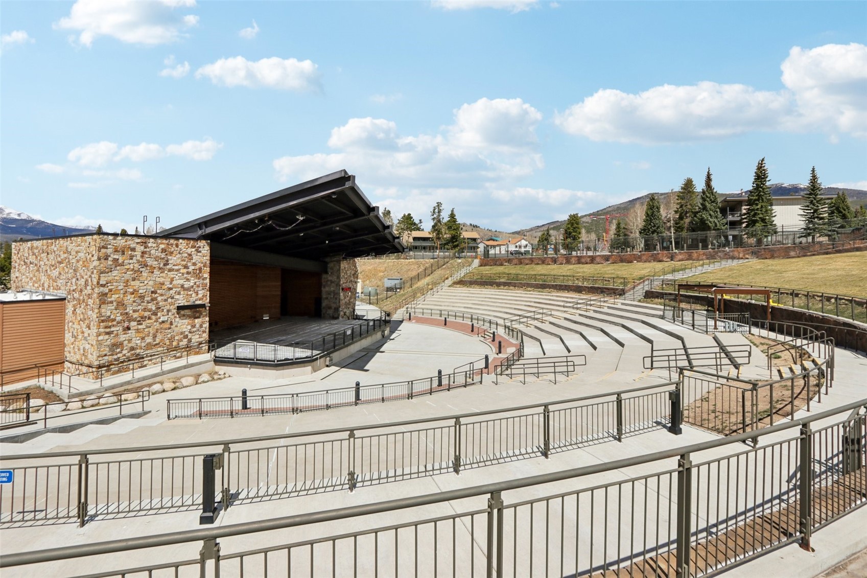 144 Gold Run Circle, Unit 17 Dillon, CO 80435 - Photo 33 of 38 a view of a balcony with wooden floor and city view