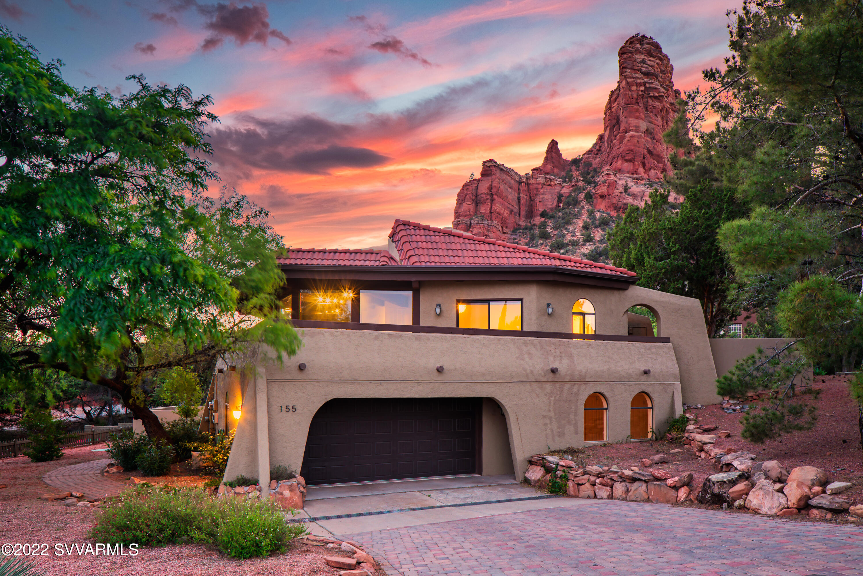 155 Sugarloaf Road Sedona, AZ 86351 - Photo 1 of 53 1_Gunsight at Sunset