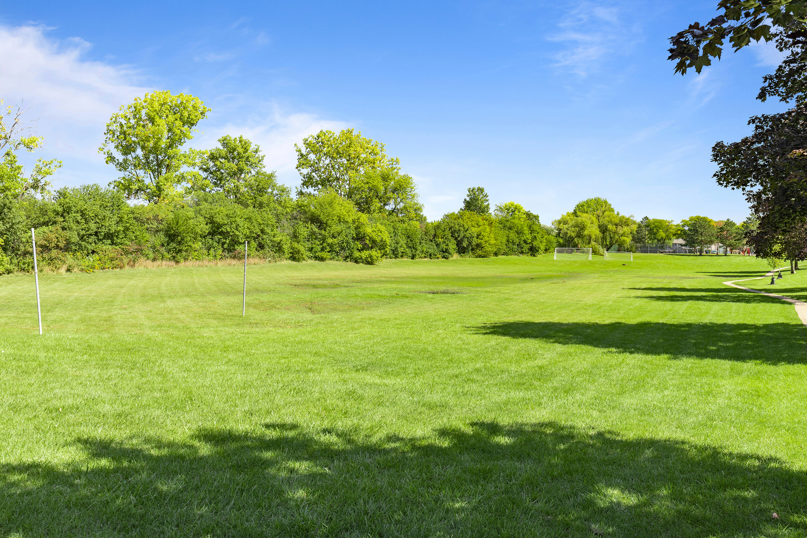 833 Swallow Street Deerfield, IL 60015 - Photo 32 of 37 a view of a big yard with a garden