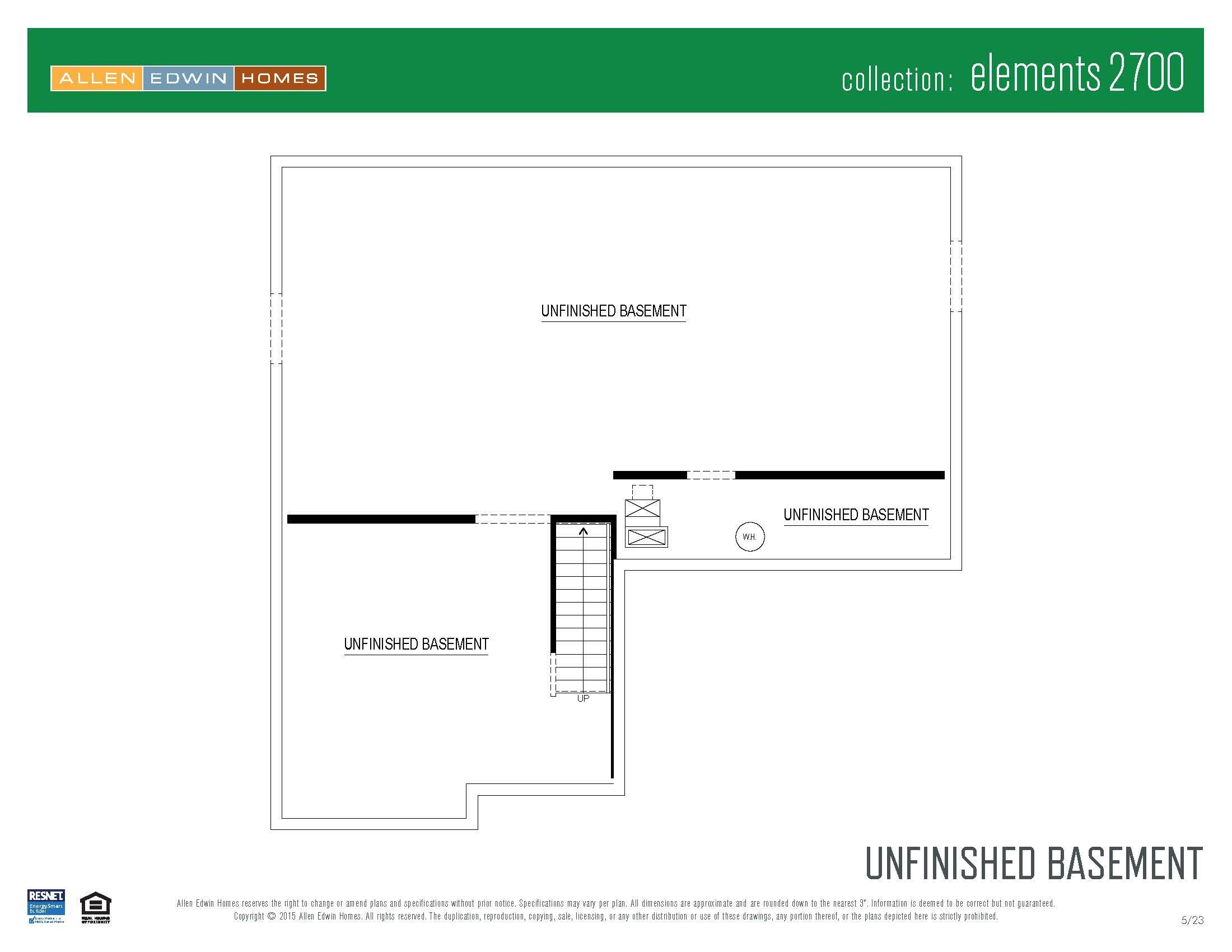 6211 Comiskey Road Stevensville, MI 49127 - Photo 27 of 46 Elements 2700 V8.0d Unfinished Basement